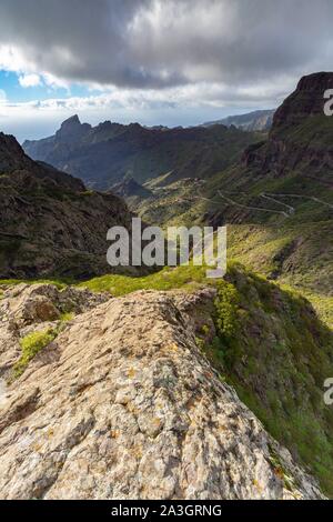 Spanien, Kanarische Inseln, Teneriffa, Dorf Masca Stockfoto