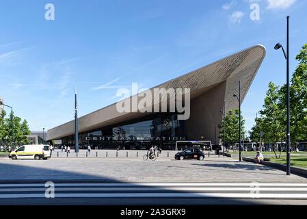 Hauptbahnhof, Rotterdam, Groningen, Niederlande Stockfoto