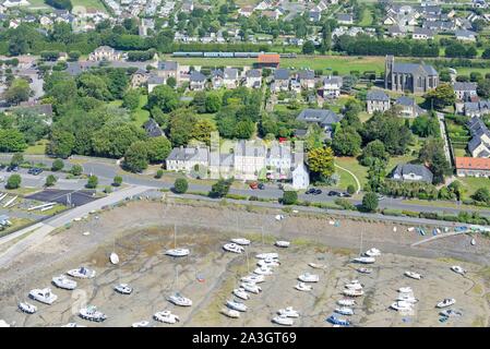 Frankreich, Manche, Barneville Carteret, Hafen von Carteret Stockfoto