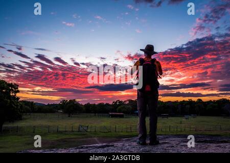 Kolumbien, Vichada, Puerto Carreno, Ventana finden auf der Orenoco Flusses Stockfoto