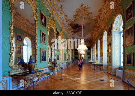 Deutschland, Bayern, München (M?nchen), Residenz München (m?nchner Residenz Residenzmuseum), der ehemalige Königspalast, Green Gallery Stockfoto