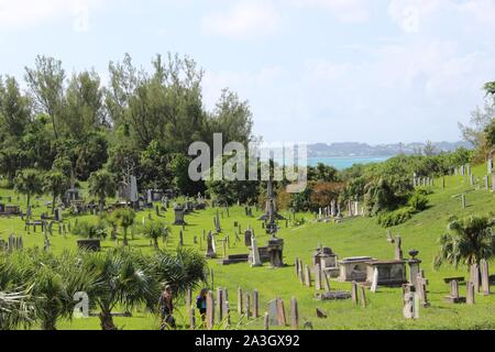 Royal Naval Cemetery, Irland Island South, Sandys, Bermuda Stockfoto