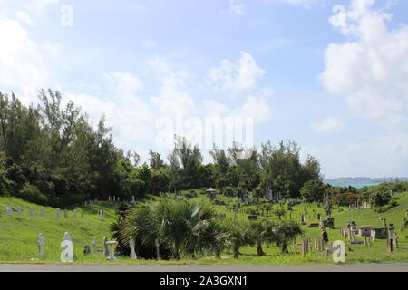 Royal Naval Cemetery, Irland Island South, Sandys, Bermuda Stockfoto