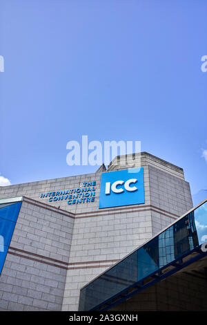 Suchen im ICC International Convention Centre in Birmingham Stockfoto