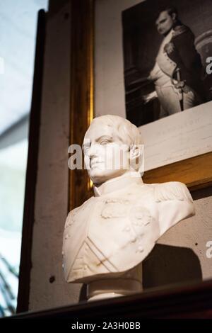 Frankreich, Haute Savoie, Lovagny, Montrottier Castel (13.-15. Jahrhundert), florimontane Akademie, die Sammlungen, Napoleon Bonaparte. Stockfoto