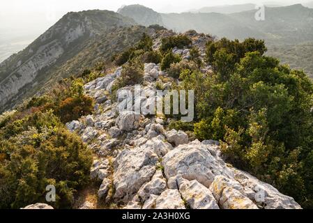 Frankreich, Bouche-du-Rhône, Saint Remy de Provence, Alpilles, Alpilles Crest Stockfoto