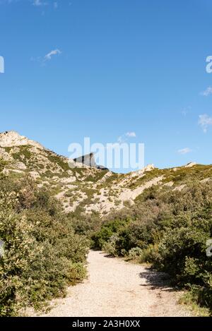 Frankreich, Bouche-du-Rhône, Aureille, Alpillen, Opies Tal Stockfoto