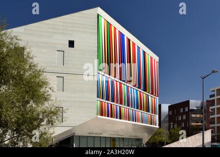 Frankreich, Nord, Lille, Stephane Hessel Haus, modernes Gebäude, das im Jahr 2016 von dem Architekten Julien De Smedt, Jugendherberge und andere Infrastruktur Stockfoto