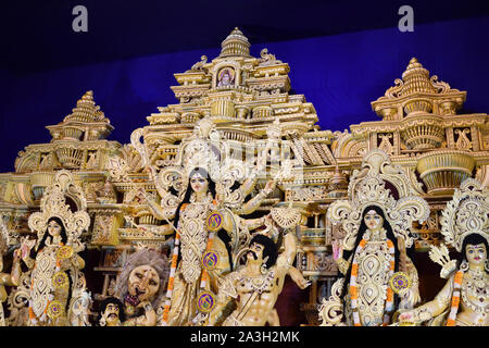 Durga Puja in Kolkata Stockfoto