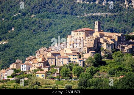 Frankreich, Alpes Maritimes, Parc Naturel Regional des Prealpes d'Azur, Le Bar sur Loup Stockfoto