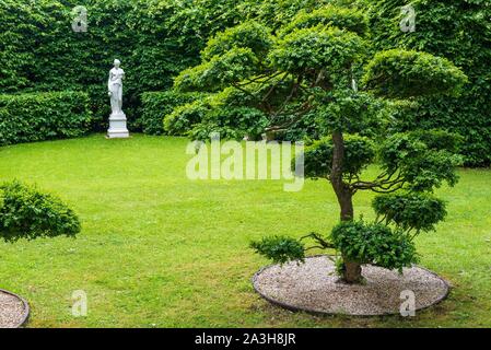 Frankreich, Loiret, Montbarrois, Parc du Manoir de la Javeliere (Javeliere Manor House Park), Garten Stockfoto