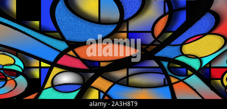Geometrische abstrakte. Linien und Kurven Stockfoto
