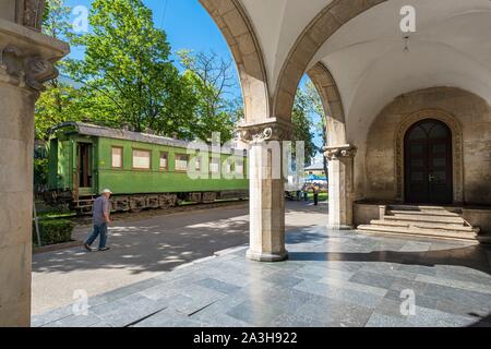 Georgien, Shida Kartli region, Gori, Geburtsort der sowjetische Staatschef Josef Stalin, Josef Stalin Museum, persönlichen Waggon Stalins Stockfoto