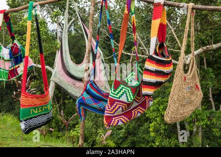 Papua-neuguinea, National Capital District, Port Moresby Stadt, Bilums (stringbags) für verkaufen Stockfoto