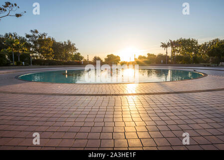 Die Bea Evenson Brunnen am Balboa Park, San Diego, Kalifornien, USA. Stockfoto