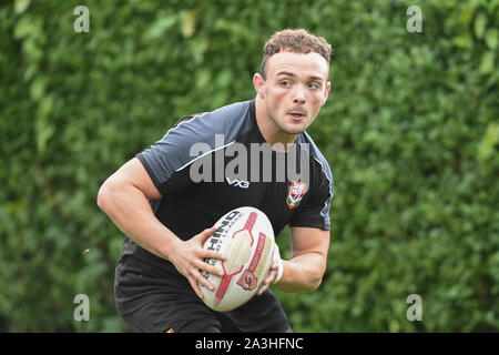 29. September 2019, Wales Herren Rugby League 9 WM-Training am Sonntag, den 29. September 2019 an der Rydal Penrhos Schule in Colwyn Bay; Curtis Davies von Wales Rugby League Stockfoto