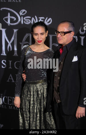 Italien. 07 Okt, 2019. Gast während der Europäischen Premiere der Disney Film Malefiz bewirtet an Auditorium Via della Conciliazione in Rom (Foto von Paolo Pizzi/Pacific Press) Quelle: Pacific Press Agency/Alamy leben Nachrichten Stockfoto