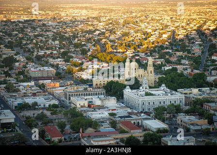 Panoramablick auf die Hauptstadt von Sonora, Hermosillo. Stockfoto