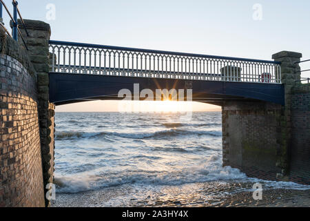 Filey Bridge Loch durch das Cleveland Brücke Entscheidungsträger 1894, North Yorkshire. Stockfoto