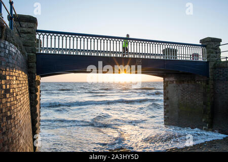 Filey Bridge Loch durch das Cleveland Brücke Entscheidungsträger 1894, North Yorkshire. Stockfoto