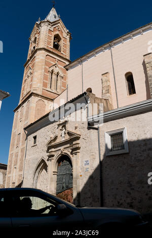 Cuenca, Spanien - 23 August, 2019 - Parroquia (Pfarrkirche) El Salvador in der historischen Altstadt Stockfoto