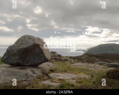 Nord-ost-Küste von Torr Kopf gesehen, Ballycastle, County Antrim, Nordirland Stockfoto