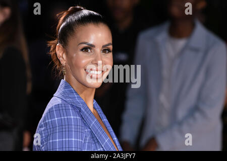 London, Großbritannien. 08 Okt, 2019. LONDON, GROSSBRITANNIEN. Oktober 08, 2019: shanie Ryan für die "Messer aus "Screening als Teil der London Film Festival 2019 im Odeon Leicester Square, London anreisen. Bild: Steve Vas/Featureflash Credit: Paul Smith/Alamy leben Nachrichten Stockfoto