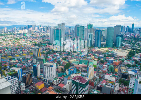 Blick auf Manila Philippinen Stockfoto