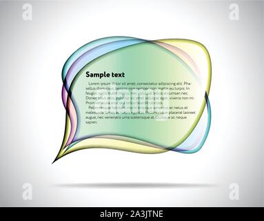 Bunte Glasplatten Stock Vektor