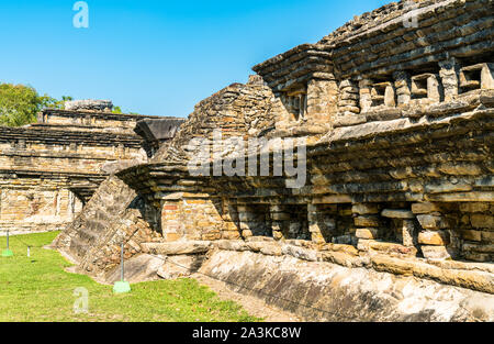 Pyramide von El Tajin, einer Präkolumbianischen archäologischen Stätte in Mexiko Stockfoto