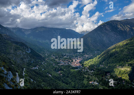 Saint-Martin-Vésubie, Var, Provence-Alpes-Côte d'Azur, Frankreich Stockfoto