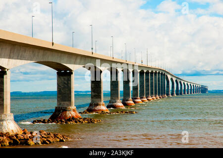 Confederation Bridge - Northumberland Strait - Kanada Stockfoto