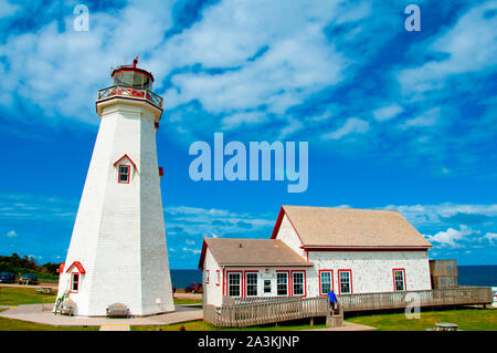 East Point Lighthouse - Prince Edward Island - Kanada Stockfoto