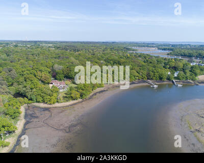 Luftaufnahmen von Ufer Stockfoto