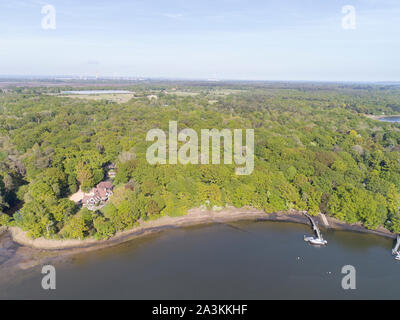 Luftaufnahmen von Ufer Stockfoto