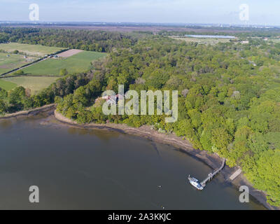 Luftaufnahmen von Ufer Stockfoto