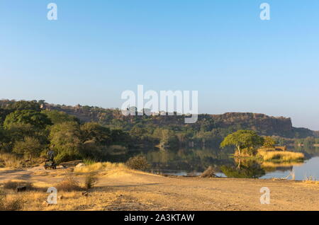 Ranthambhor Fort, Ranthambhore, Rajasthan, Indien Stockfoto