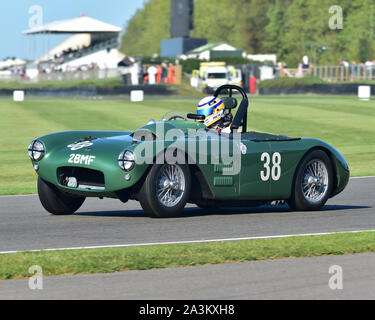 Richard Woolmer, HWM Cadillac, Freddie März Memorial Trophy, Sportwagen, 1952 bis 1955, Goodwood Revival 2019, September 2019, Automobile, Autos, Cir Stockfoto