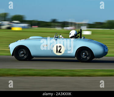 Guy Harman, Frazer Nash Targa Florio, Freddie März Memorial Trophy, Sportwagen, 1952 bis 1955, Goodwood Revival 2019, September 2019, Automobile, Ca Stockfoto