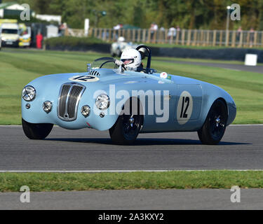 Guy Harman, Frazer Nash Targa Florio, Freddie März Memorial Trophy, Sportwagen, 1952 bis 1955, Goodwood Revival 2019, September 2019, Automobile, Ca Stockfoto