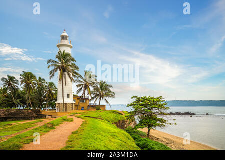 Galle Leuchtturm und Küste in Galle, Sri Lanka Stockfoto