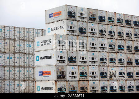 Bremerhaven Seehafen, Freie Hansestadt Bremen, Deutschland, Europa Stockfoto