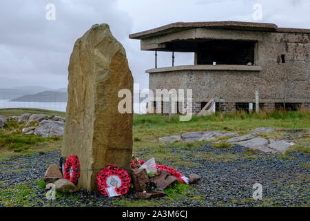 Naval Trail Loch Ewe nach Poolewe Wester Ross Highland Schottland Stockfoto