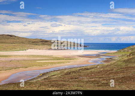 Coigach achnahaird Beach auf der Halbinsel Ross-shire Highlands Scotland Stockfoto