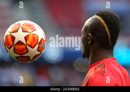 MADRID, Spanien - Juni 01, 2019: sadio Mähne (Liverpool) dargestellt, während das Finale der UEFA Champions League 2019/20. Stockfoto