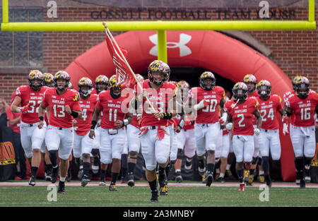 College Park, Md - Byrd Stadium, 22. September 2018: Maryland Dosenschildkröten zerdrückt die Minnesota Golden Gophers, 42-13 (Tavan Smith) Stockfoto