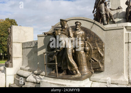 Kriegerdenkmal, Port Sunlight, Wirral, Merseyside, UK; an Hebel Bros Arbeiter, die ihre Leben im 1.Weltkrieg verloren gewidmet Stockfoto