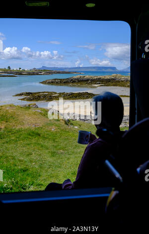 Strand Traigh Arisaig Lochaber Inverness-shire Highlands Schottland Stockfoto