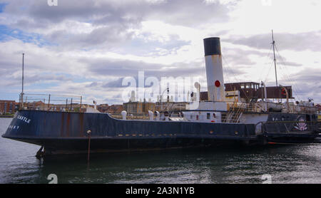 Wingfield Schloss Raddampfer Schiff Hartlepool Stockfoto