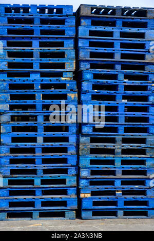 Holzpaletten Stockfoto